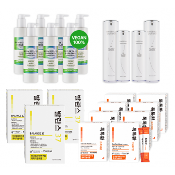 발란스37 3개 + 톡톡환 프리미엄 8개 + 오드실크 화장품 (2종) 2개 + 시원베타글루 7개